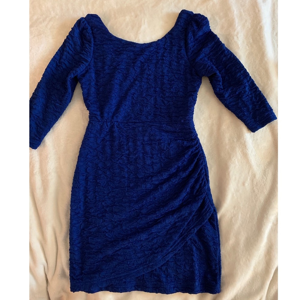 Royal blue dress